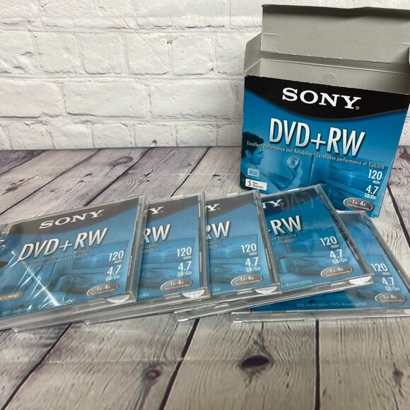 Sony DVD+RW Blank Disc - New Sealed - Picture 4 of 4
